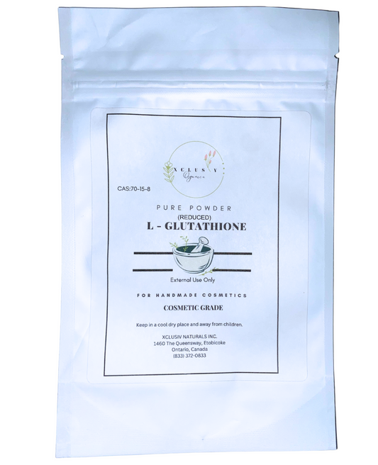 Xclusiv Organics Pure L-Glutathione Powder Reduced - Skin Lightening,